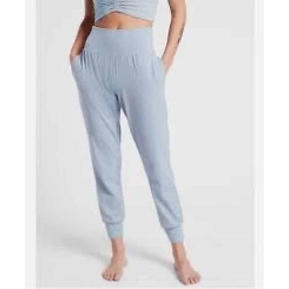 ATHLETA Salutation Jogger Blue Size S Soft Powervita Pants #531288